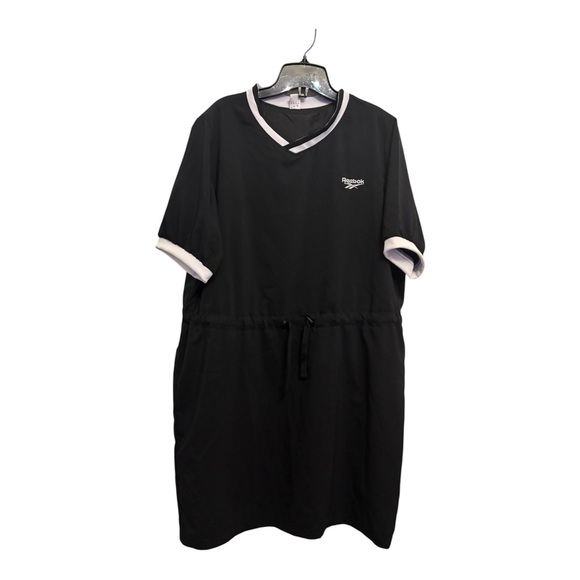 Reebok Dresses & Skirts - Reebok Black Dress with White Accent